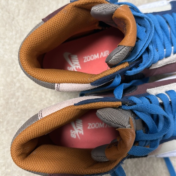 Nike SB Blazer Mid Mosaic - Wine Blue Pink - DA8854-600 Never worn. No box - Picture 6 of 10